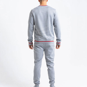 Survêtement d'hiver pour homme en coton 100% respirant de haute qualité, sur mesure, pull personnalisé, logo couleur personnalisée, fermeture à cordon, nouvelle arrivée - Product Image 2