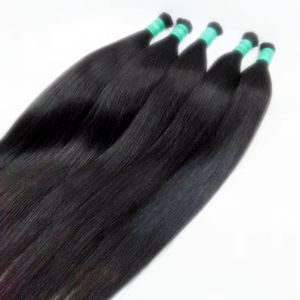 Cheveux humains vierges Remy indonésiens de qualité supérieure, vente en gros de cheveux bruts avec double extrémités dessinées - Product Image 1