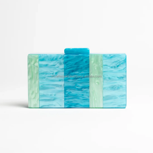 Monederos de madera de resina Vintage de alta calidad para mujer, bolso de mano de noche cruzado para fiesta, boda, inspiración Bohemia, artesanía India RF - Product Image 3