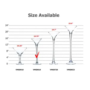 VMG0616 - แจกันแก้วมาร์ตินี่ - 16 - Product Image 6