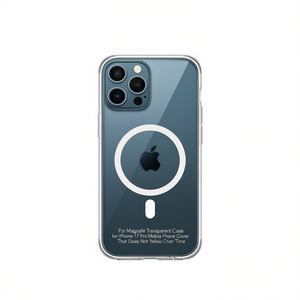 Coque transparente pour iPhone 17 Pro, étui de téléphone portable qui ne jaunit pas avec le temps - Product Image 1