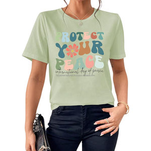 2025 primavera nueva camisa elegante mujer manga larga patrón personalizado tamaño Logo impresión Digital - Product Image 1