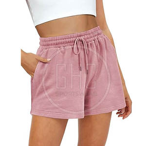 Personalizable Color Nuevo Estilo Mujeres Sweat Short Para Venta En Línea Mujeres Sweat Shorts En Bajo Moq - Product Image 5