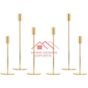 2025 fantaisie luxe métal forme personnalisée conception à la main meilleure qualité Design nouveau élégant Unique bougeoir - Product Image 6