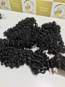 Cheveux bouclés 26 ''à cuticules alignées Super Double trame Water Curl Extensions de cheveux humains bruts sans colle HD Lace Frontal Lace Wig - Product Image 6