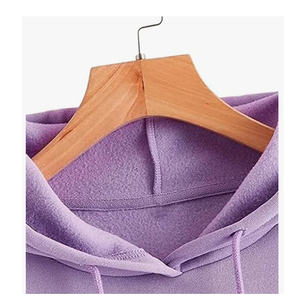 Jersey transpirable de talla grande de alta calidad, sudaderas con capucha para mujer, diseño de logotipo personalizado, técnica lavada, temporada de invierno, sudaderas con capucha para mujer - Product Image 2