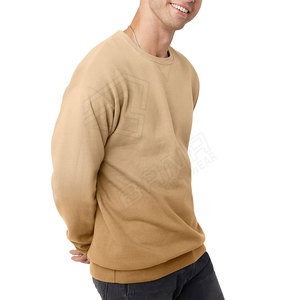 Ropa de hombre sudadera fábrica al por mayor ligero mejor precio patrón sólido temporada de invierno - Product Image 6