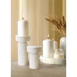 Pure <b>Ceramic</b> Decorative 13x13x21 cm <b>Candle</b> <b>Holder</b> <b>Lantern</b> & <b>Jar</b> with Elegant Design - Product Image 2