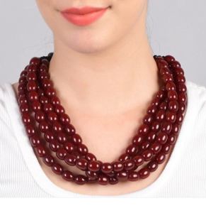 Trendy Fashionable Gold Plated Resin <b>Necklace</b> for Women & Girls Yellow Resin Beads for Weddings & Gifts Direct From Manufacturer - Product Image 1