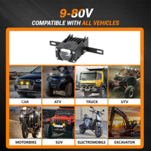 Proyector LED de Alta Potencia para Faros Antiniebla, Rejilla para Autos y Motocicletas, Nuevo, 6000k 3000K, Luz de Color, Foco Antiniebla para ATV UTV - Product Image 3