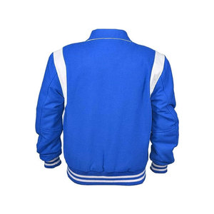 Top vente veste universitaire en cuir de qualité supérieure pour hommes toile tissu personnalisable concevoir votre propre veste d'hiver tendance chaude basse - Product Image 5