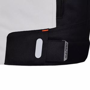 Chaqueta de Motocicleta Deportiva Impermeable para Hombre, de Tela Corta, con Tiras Reflectantes y Protección Blindada, Talla Grande - Product Image 4