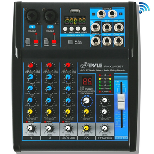 Nuevo Mezclador de Audio de 4 Canales para Estudio/DJ, Consola con USB y XLR, LISTO PARA ENVIAR - Product Image 6