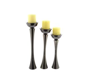 แท่นวางเทียนอลูมิเนียมเงางามสำหรับตกแต่งบ้านในร่มแท่นวางเทียนแต่งงาน - Product Image 3