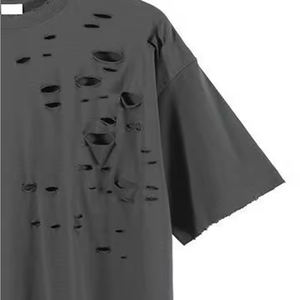 OEM personalizado pesado peso 100% algodón DTG impresión Boxy Fit camiseta completa impresión gráfica recortada Boxy camiseta hombres - Product Image 3