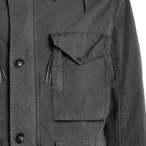 Vestes pour hommes : Blouson chaud personnalisé pour hommes, en toile, style bomber, cargo, utilitaire, avec col montant et rembourrage – Vente en gros - Product Image 5