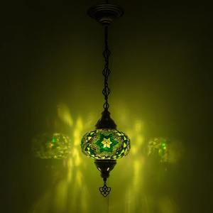 โคมไฟโมเสคทำมือจากอินเดีย ไฟ LED น้ำหนักเบา เป็นมิตรกับสิ่งแวดล้อม เหมาะสำหรับห้องนอน/สำนักงาน/ห้องนั่งเล่น ใช้ในเทศกาลอีสเตอร์/คริสต์มาส - Product Image 1