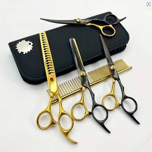 Ciseaux professionnels pour animaux de compagnie, ciseaux multicolores, ciseaux pour animaux de compagnie en acier inoxydable japonais avec peigne et pince par Life Care Instrument - Product Image 4