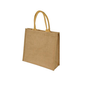 Sac fourre-tout en jute écologique de haute qualité pour dames Sacs à provisions de créateurs verts au meilleur prix en vente - Product Image 1