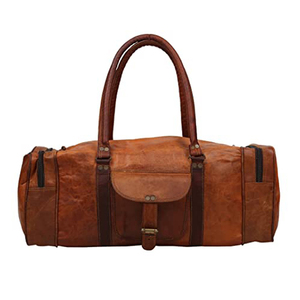 Ensembles de valises de voyage en cuir véritable de qualité supérieure ceinture de fermeture à glissière Vintage Durable pratique pour voyager - Product Image 2