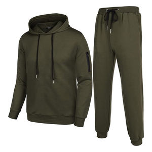 Ensembles de survêtements pour hommes, 2 pièces, ensemble de jogging pour hommes, sweat-shirt à capuche, ensemble de survêtement décontracté à manches longues avec fermeture éclair - Product Image 6