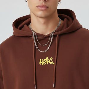 Sudadera con Capucha Fit2Fight de Algodón 100%, Estilo Francés, Talla Grande, Personalizable con Logotipo, 500 g/m², Gruesa, Unisex - Product Image 5