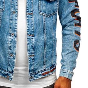 Chaquetas de hombre de algodón con forro de manta de gran tamaño para reparaciones de orillo de moda de diseñador personalizado, chaquetas de hombre, chaqueta para hombre - Product Image 3