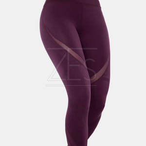 Wholesale Custom Made Professional Made Women <b>Mesh</b> <b>Legging</b> High Quality Elastic Waist <b>Mesh</b> Yoga <b>Leggings</b> - Product Image 3