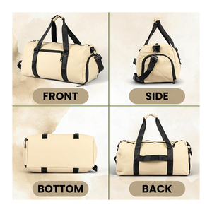 Elegante bolsa de viaje de corta distancia, bolsa de mano y de hombro de gran capacidad, bolsa de lona deportiva para Yoga y Fitness, OEM ODM - Product Image 4