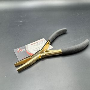 Alicates para extensiones de cabello de acero inoxidable de alta resistencia, diseño ligero chapado en oro de unión perfecta para uso en Salón al mejor precio - Product Image 6