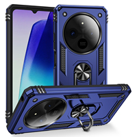 Funda de soporte de anillo magnético Premium, fundas resistentes para teléfono móvil, fundas giratorias a prueba de golpes para redmi 14C
