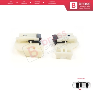 คลิปซ่อมชุดมอเตอร์กระจกหน้าต่าง BWR176+BWR177 ด้านหน้าซ้าย L1+L2 สำหรับรถโปโล MK4 6Q 9A 9N 9N3 9A4 4/5 ประตู แฮทช์แบค ซีดาน 6Q4837461 - Product Image 3
