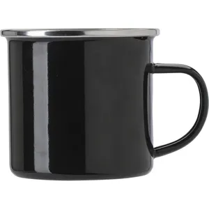Bicchiere smaltato personalizzato Jamaal, gadget promozionale personalizzabile per bevande - Product Image 2