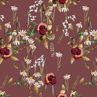 Tissu en polyester Koshibo Crêpe à motifs floraux personnalisés, imprimé numériquement pour robes de mariée 2026 et hauts de créateur