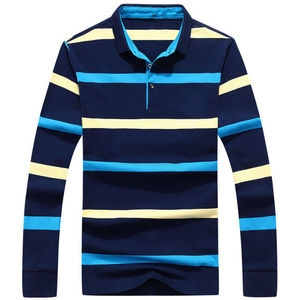 2025 Polo OEM Logo personnalisé broderie T-shirts de golf personnalisés 100% coton manches longues blanc uni Polo pour hommes - Product Image 4