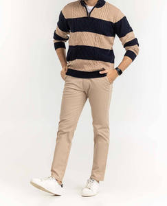 เสื้อสเวตเตอร์ผู้ชายดีไซน์ใหม่ แขนยาว ผ้าถัก คอกลม ระบายอากาศได้ดี ไซส์ใหญ่ - Product Image 2