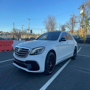 ที่นั่งภายในเป็นหนังสีดำพวงมาลัยซ้ายสำหรับรถยนต์ Mercedes-Benz S Class AMG ใหม่และใช้แล้ว