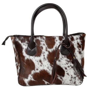 Sac fourre-tout en cuir de vachette à poils, sac à main pour femme, sac à bandoulière décontracté, sac de voyage élégant, sac de shopping LHTB-0095 - Product Image 2