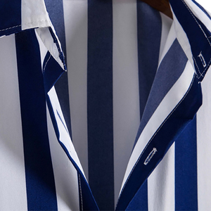 Pantalones cortos de playa de verano ajustados informales para hombre, camisa de vacaciones con estampado Hawaiano transpirable antiarrugas para vacaciones en la playa - Product Image 3