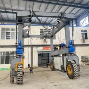 رافعة جسرية صغيرة اقتصادية ذات إطارات مطاطية للمستودعات اللوجستية متوسطة الحجم توفر حلول مرنة وفعالة من حيث التكلفة - Product Image 1