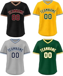 Venta al por mayor personalizado de alta calidad de secado rápido Jersey de béisbol nuevo diseño transpirable ropa deportiva conjunto - Product Image 1