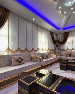 Sièges au sol orientaux, canapé ethnique, canapé Majlis arabe, canapé de style ottoman, ensemble Jalsa arabe, sièges au sol orientaux de luxe - Product Image 3