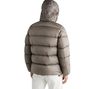 Hot Sale Custom Logo Fashion Style Woven <b>Packable</b> Padded Puffer <b>Jacket</b> Vest for Men With Your Own Logo - Product Image 2