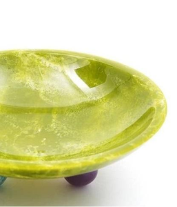 Bol en résine fait main par un designer, sans BPA, avec surface hautement polie et texture ronde pour la décoration de la maison et le style de table - Product Image 2