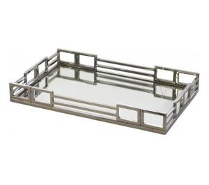 Beau plateau de service en métal plateau de vanité plateau de conception moderne pour des utilisations de salle de bains et de cuisine - Product Image 1
