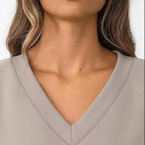 Sudadera Personalizada con Cuello Redondo y Estampado Oversize para Mujer |   Sudadera de Manga Larga 100% Algodón Fleece Antiencogimiento con Bordado Frontal | - Product Image 6