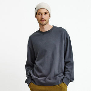 Men's Custom Logo Winter Sweater Designer Drop Shoulder Knitted Cotton Loose Fit Crew Neck Full Sleeves and <b>Pant</b> Pattern - Product Image 1