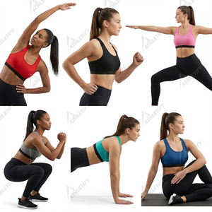 Sujetador Deportivo Ecológico de Talla Grande para Mujer, Personalizado, Transpirable, de Malla, para Yoga y Fitness - Product Image 4