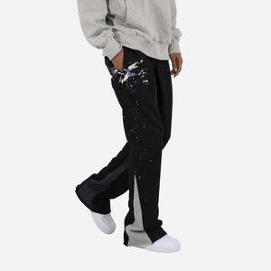 Pantalon de jogging évasé décontracté de haute qualité pour hommes, pantalon de survêtement à ceinture élastique pour hommes - Product Image 2