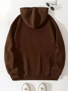 Sweats à capuche pour hommes Offre Spéciale à manches longues pour l'hiver 100% coton Basics haute qualité teint uni meilleur matériel - Product Image 2